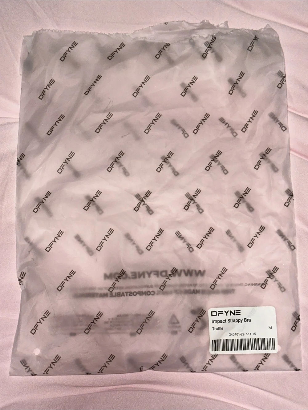 DFYNE Impact Strappy Top (Truffle - Medium)